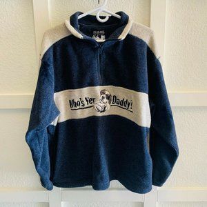 Vintage Big Dogs Mid Zip Pullover Jacket Small